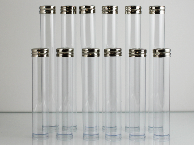 Trendy Test Tubes With A Silver Cap