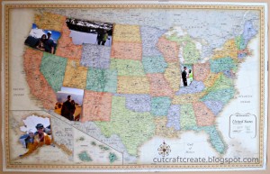 Personalized Photo Map by Kelsie Ann