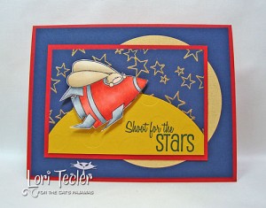 Shoot for the Stars card by Lori Tecler